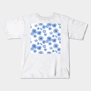 Hand drawn floral pattern Kids T-Shirt